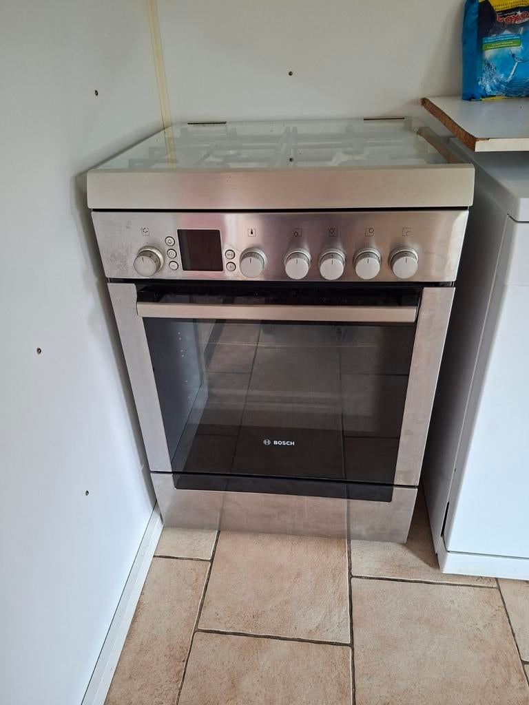 Bosch heteluchtoven met gasfornuis, Witgoed en Apparatuur, Ophalen, Gebruikt, Hete lucht, 60 cm of meer