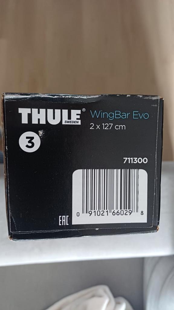 THULE WingBar Evo 127 - Nieuw in verpakking, Auto diversen, Dakdragers, Nieuw, Ophalen