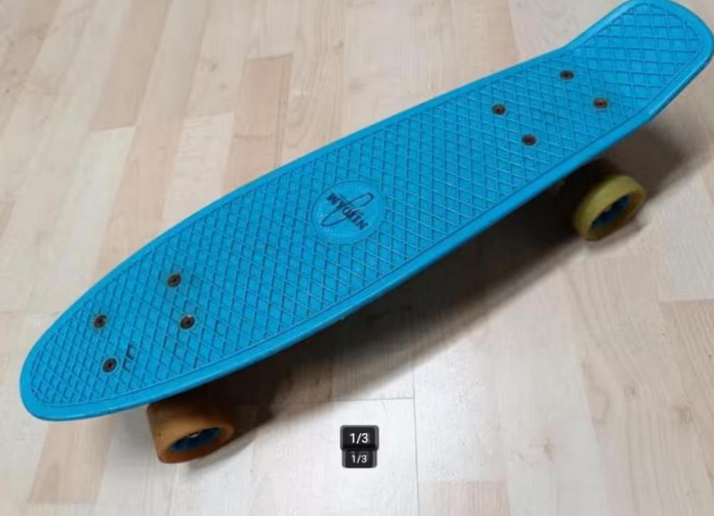 Nijdam 22,5inch skateboard flipboard, Sport en Fitness, Skateboarden, Gebruikt, Ophalen of Verzenden, Skateboard