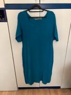 Fijne turquoise Cora Kemperman basisjurk XL, Blauw, Maat 42/44 (L), Ophalen of Verzenden, Knielengte