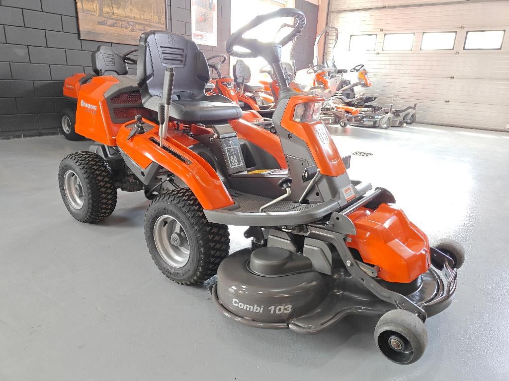 Husqvarna R216T AWD 103cm 2022 zitmaaier frontmaaier BTW, Gebruikt, Ophalen of Verzenden, Husqvarna, Mulchfunctie