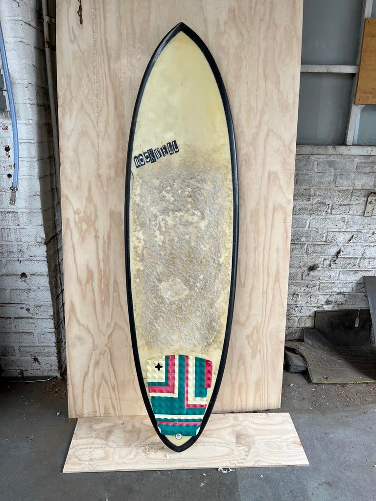 Surfboard 6,0 truster Rockwell, Ophalen, Gebruikt, Shortboard, Met vinnen