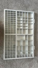 Vintage witte letterbak voor kleine items, Ophalen, Gebruikt