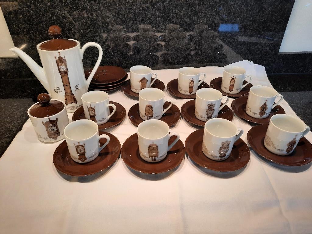 Koffieservies Mitterteich porselein, Antiek en Kunst, Ophalen