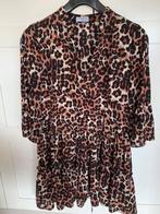 Jurk LOAVIES maat XS panterprint, Bruin, Ophalen of Verzenden, Maat 34 (XS) of kleiner, Boven de knie