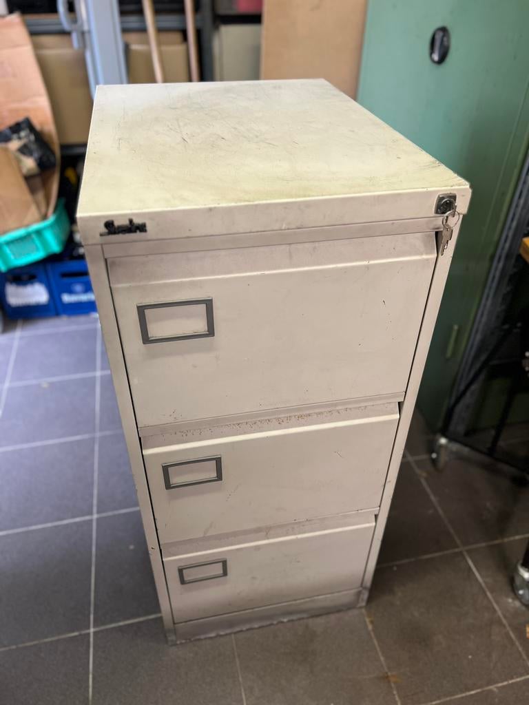 Stalen laden kast, Huis en Inrichting, Ophalen, Gebruikt, 100 tot 150 cm, 50 tot 100 cm