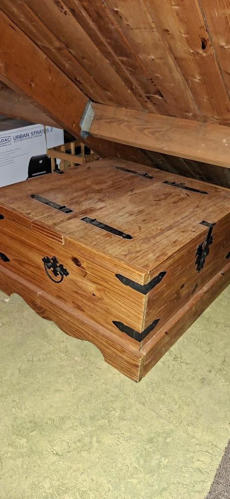 Mexicaans grenen tafel kist, Ophalen, Gebruikt