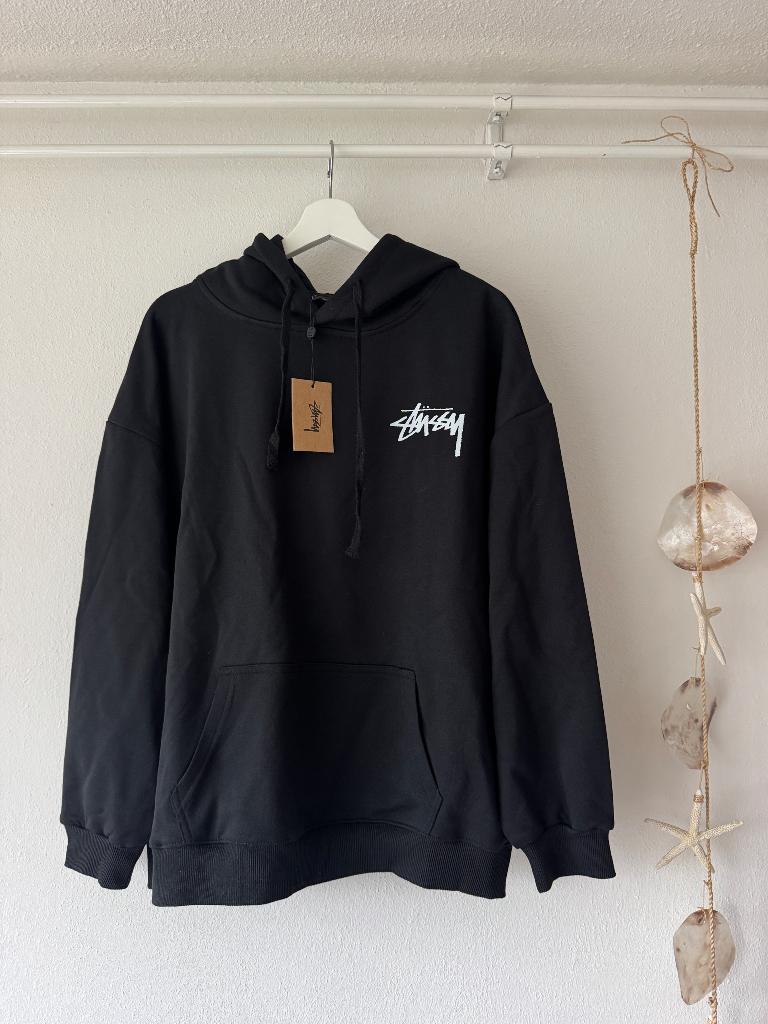 Stüssy dice hoody maat M, Maat 38/40 (M), Stüssy, Zwart, Nieuw