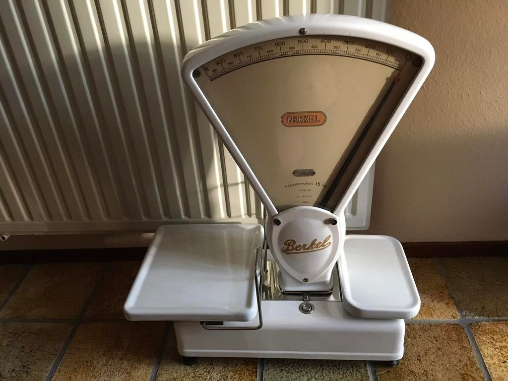 Vintage berkel weegschaal, Ophalen