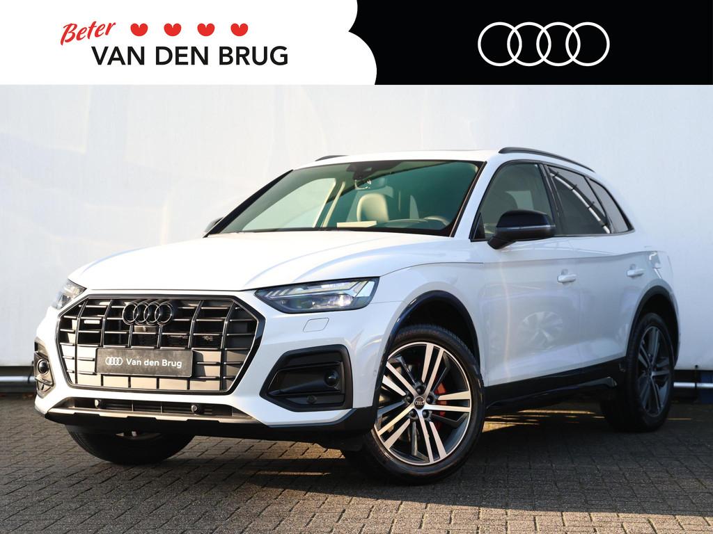 Audi Q5 50 TFSI e S edition | Pano | Verw. voorruit | Keyles, 14 kWh, Gebruikt, 4 cilinders, Leder en Stof