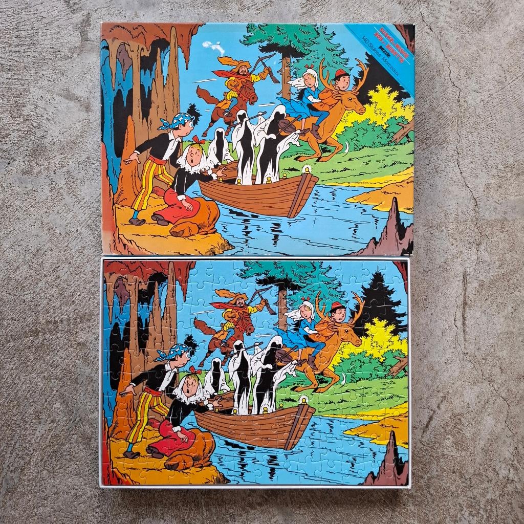 Flamenco puzzel suske en wiske, Ophalen of Verzenden, 500 t/m 1500 stukjes, Zo goed als nieuw