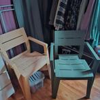Gratis stapelbare tuinstoelen (2 stuks), Tuin en Terras, Tuinstoelen, Ophalen, Gebruikt, Kunststof, Stapelbaar