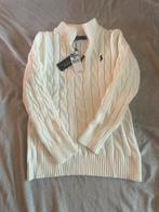 Polo Ralph Lauren kabeltrui wit, Kleding | Dames, Truien en Vesten, Ophalen of Verzenden, Nieuw, Maat 42/44 (L), Wit