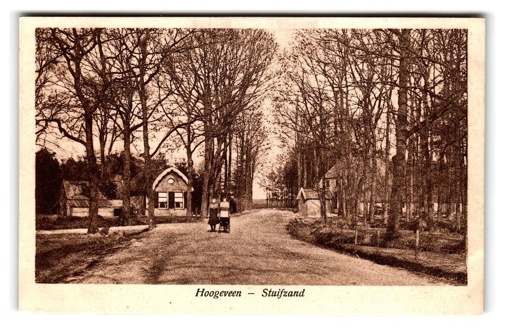 Stuifzand, (bij Hoogeveen), Verzenden, 1920 tot 1940, Ongelopen, Drenthe