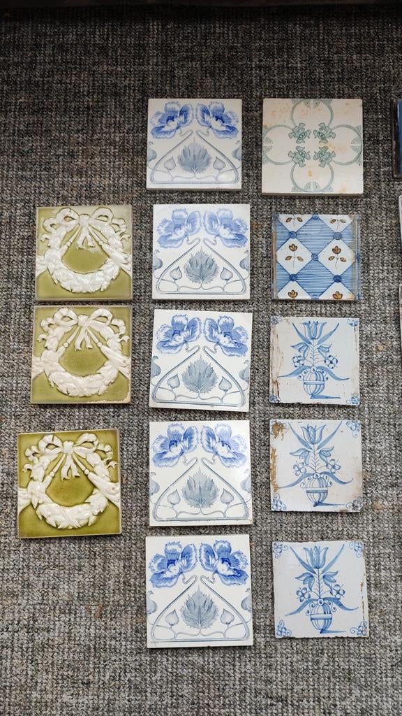 Vintage muurtegels., Ophalen