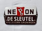 emaille bord bordje neon, Ophalen of Verzenden