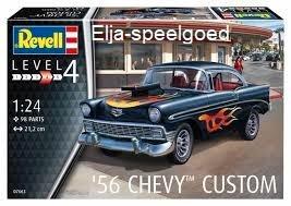 Revell I : 24 Chevy Customs ( 1956 ) NR 7663 modelbouw auto, Hobby en Vrije tijd, Modelbouw | Auto's en Voertuigen, Nieuw, Auto