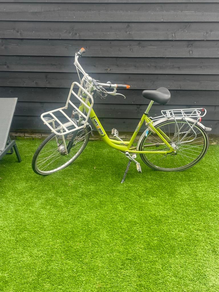 Fiets met versnellingen, Fietsen en Brommers, Fietsen | Dames | Damesfietsen, Terugtraprem, Gebruikt, Versnellingen, 50 tot 53 cm