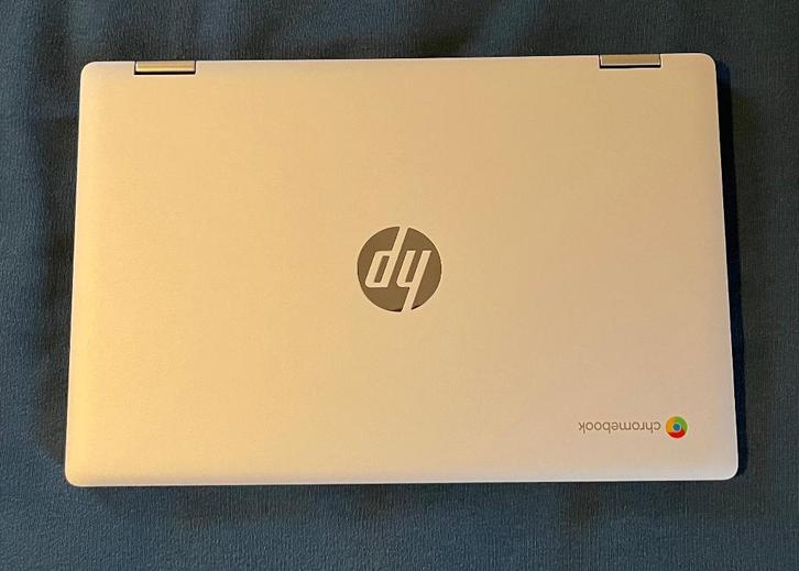 HP Chromebook x360 14b-cd0910nd + gratis accessoires, Computers en Software, Chromebooks, Zo goed als nieuw, 14 inch, 4 GB of minder