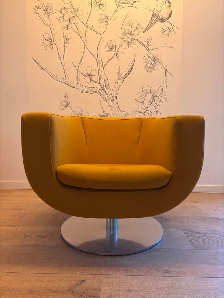 Fauteuil B@B Italia, model Tulip (Top Design!), Huis en Inrichting, Fauteuils, Ophalen, Gebruikt, 75 tot 100 cm, Retro Design