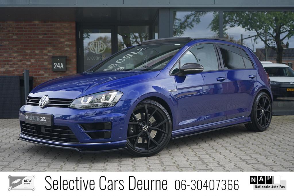 Volkswagen Golf 2.0 TSI R 4Motion Automaat, Pano, Camera, Ma, Gebruikt, 4 cilinders, 1984 cc, Blauw