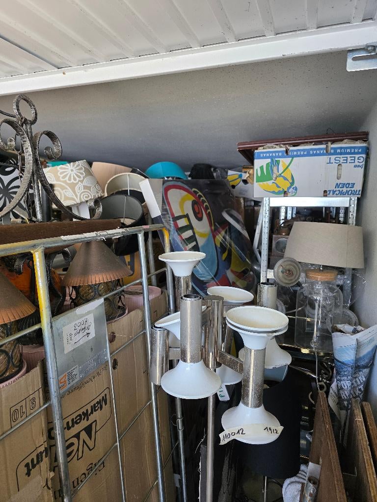 Inhoud garagebox, Hobby en Vrije tijd, Ophalen, Gebruikt