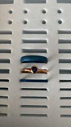 Ixxxi ringen maat 18, €6,- per stuk, Sieraden, Tassen en Uiterlijk, Ringen, 18 tot 19, Blauw, Ophalen of Verzenden, Zo goed als nieuw