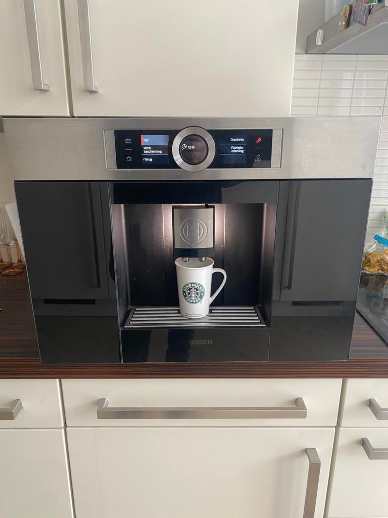 Bosch inbouw koffiemachine, Witgoed en Apparatuur, Koffiezetapparaten, Ophalen of Verzenden, Zo goed als nieuw