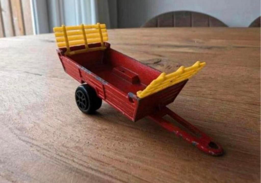 Majorette aanhanger / landbouwkar – jaren 70 – Frankrijk, Ophalen of Verzenden, Gebruikt, Tractor of Landbouw