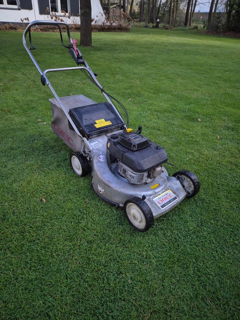 Orec GR530 Grasmaaier met Kawasaki Motor, Ophalen, Cirkelmaaier, Gebruikt, Orec