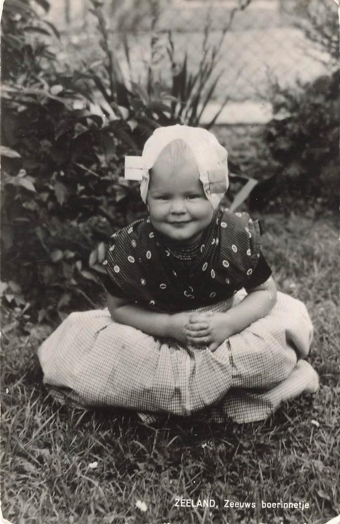 Zeeuws boerinnetje, Klederdracht, Verzamelen, Ophalen of Verzenden, 1960 tot 1980, Gelopen, Zeeland