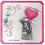 3D Kaart Blanco 3  Beertje met ballon, Ophalen of Verzenden, Nieuw, Overige thema's