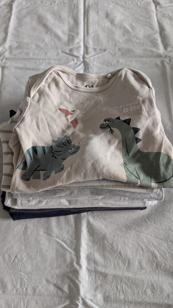 Rompers maat 86/92, lange mouw 10 stuks, Kinderen en Baby's, Babykleding | Maat 86, Ophalen of Verzenden, Jongetje of Meisje, Nacht- of Onderkleding