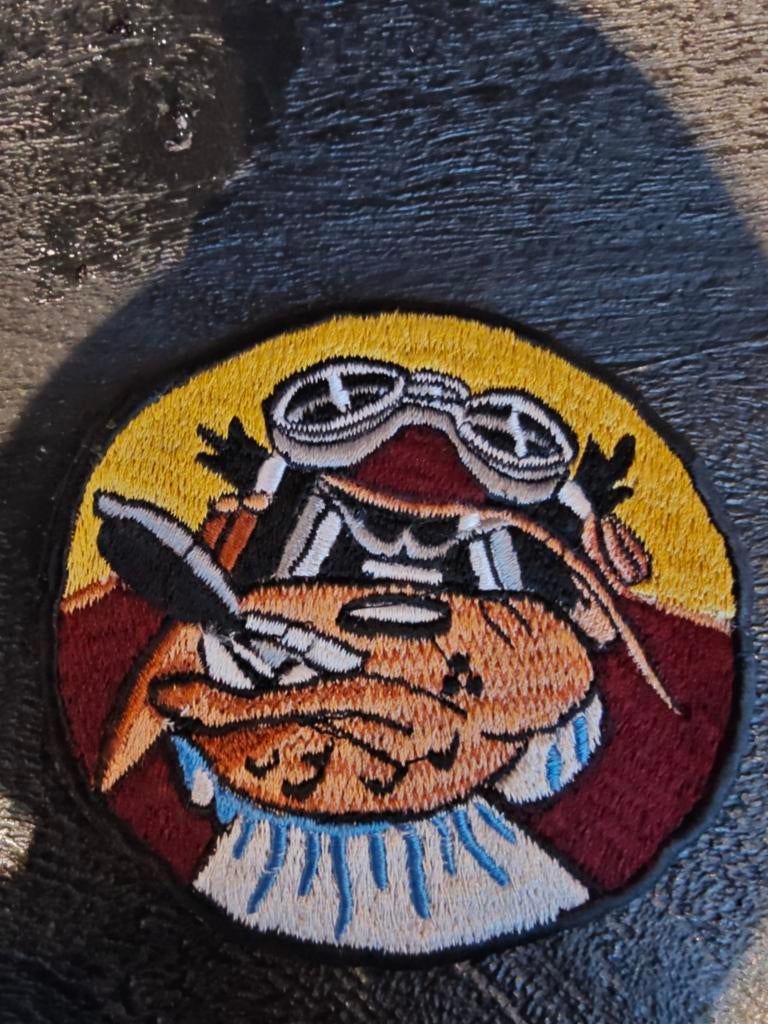 WWII US 603rd Bomber Squadron Fierce Dog Embroidered Patch R, Verzamelen, Militaria | Algemeen, Ophalen of Verzenden, Luchtmacht