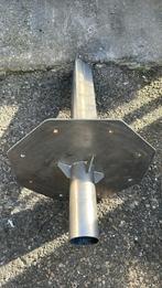 Grote rvs parasol voeten ! 26 stuks op voorraad !!, Ophalen, Zo goed als nieuw, Minder dan 1 meter, Parasolvoet