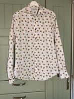 A Fish Named Fred maat L orange overhemd lange mouw, Ophalen of Verzenden, Zo goed als nieuw, Wit, Halswijdte 41/42 (L)