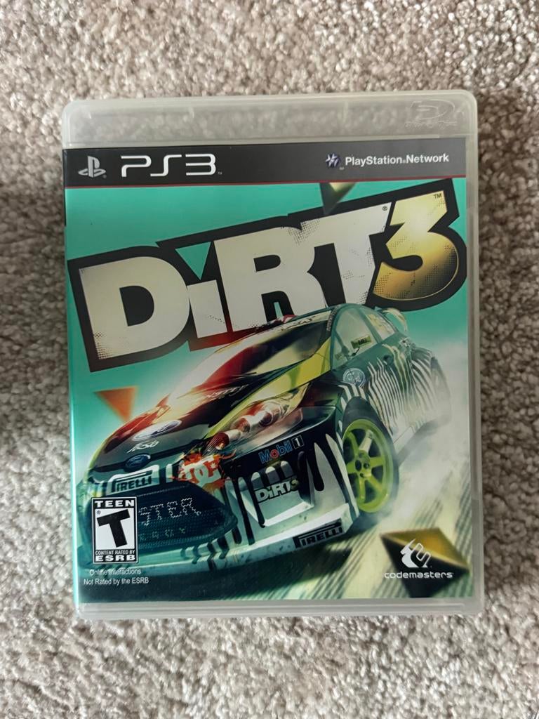 Dirt 3 - PS3 Racegame, Gebruikt, 1 speler, Racen en Vliegen, Eén computer