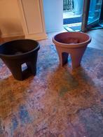 Elho balkonbloembakken, Ophalen, Kunststof, Rond, Minder dan 40 cm