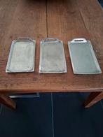 3 zilverkleurige schaaltjes, Huis en Inrichting, Woonaccessoires | Onderzetters, Ophalen, Zo goed als nieuw, Overig