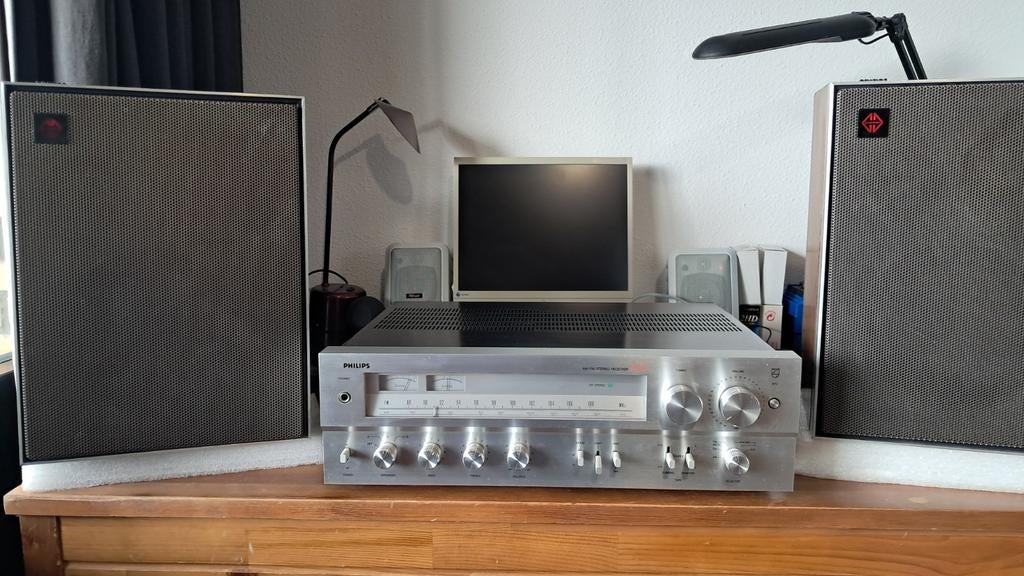 Philips MFB 532 en Tuner Versterker 684 Set, Ophalen, Philips, Gebruikt, Minder dan 60 watt