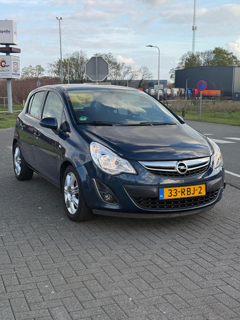Opel Corsa 1.2 16V 5D 2011 Blauw, Auto's, Opel, Voorwielaandrijving, 4 cilinders, Blauw, 1229 cc