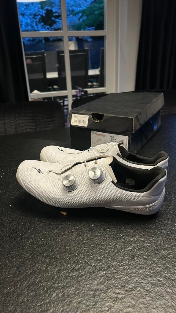 S-Works Torch Fietsschoenen Maat 45 Wit, Gebruikt, Heren, Schoenen, Overige maten