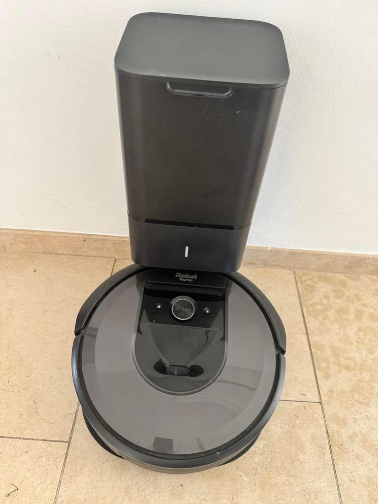 iRobot Roomba i7+ robotstofzuiger, Ophalen of Verzenden, Gebruikt, Stofzak, Robotstofzuiger