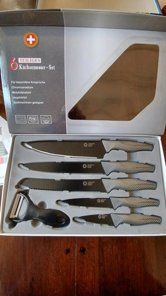 Kompleet nieuwe messenset., Huis en Inrichting, Keuken | Bestek, Verzenden, Nieuw, Rvs of Chroom