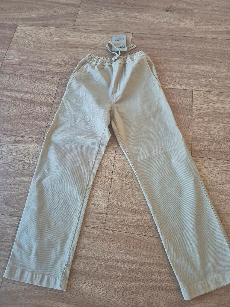 Carhartt WIP - Floyde loose fit trousers with side pockets, Kleding | Heren, Broeken en Pantalons, Maat 48/50 (M), Beige, Carhartt