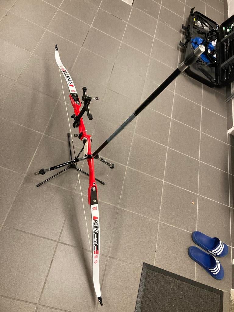 Kinetic Recurve Boog voor Jeugd - Complete Set, Sport en Fitness, Handboogschieten, Ophalen, Zo goed als nieuw, Recurveboog