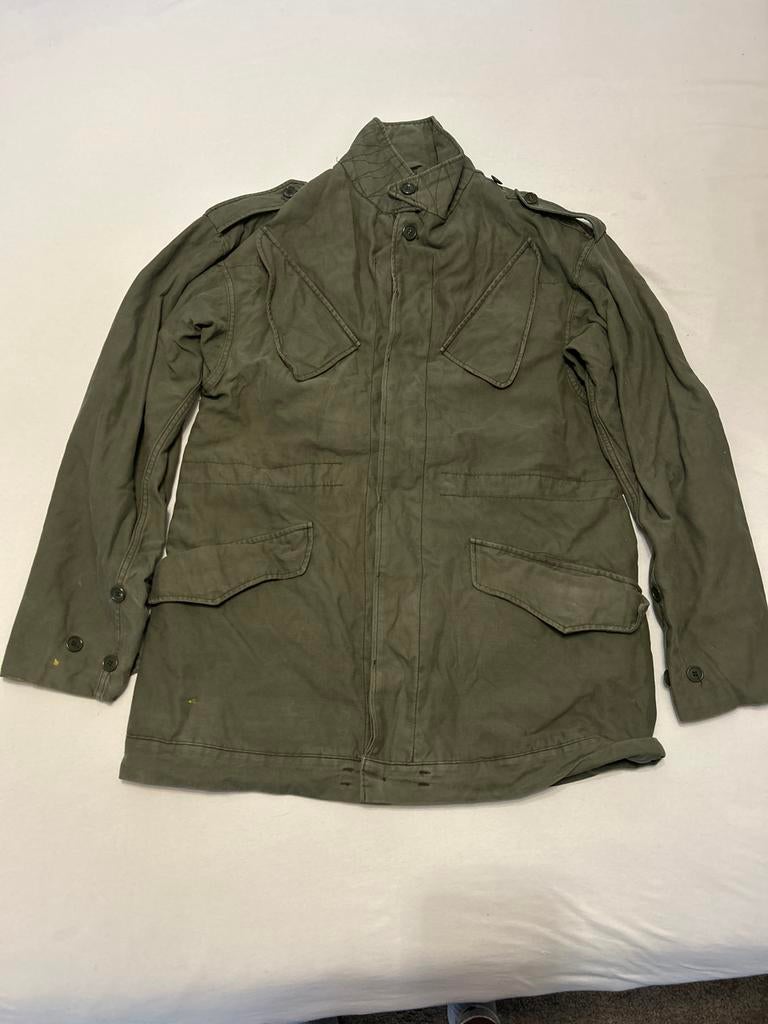 Vintage Legerjas uit 1980 - Goede Staat, Verzamelen, Militaria | Algemeen, Landmacht, Kleding of Schoenen, Nederland, Ophalen of Verzenden