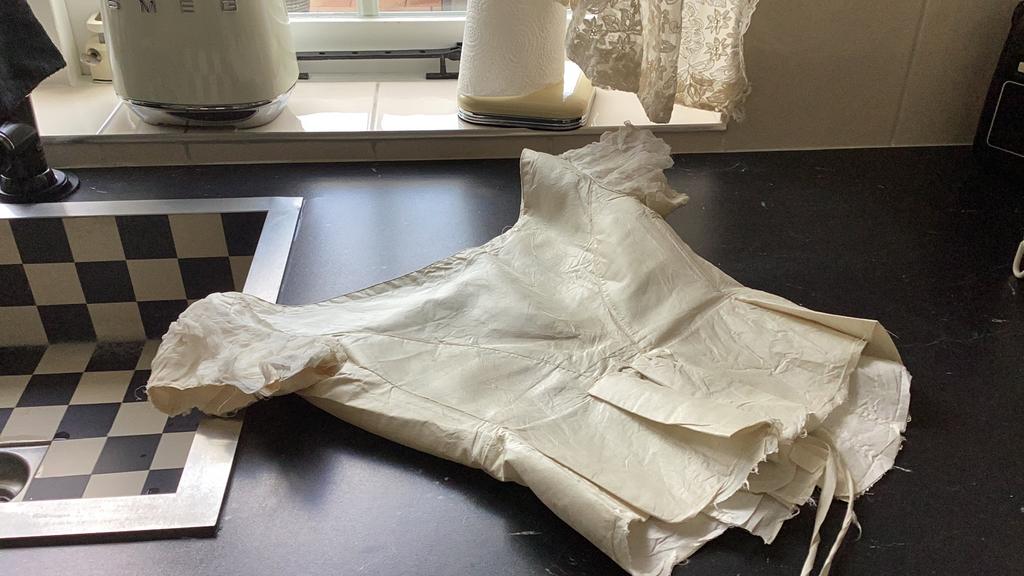 Prachtige zijde bodice corset, Ophalen of Verzenden, Zo goed als nieuw