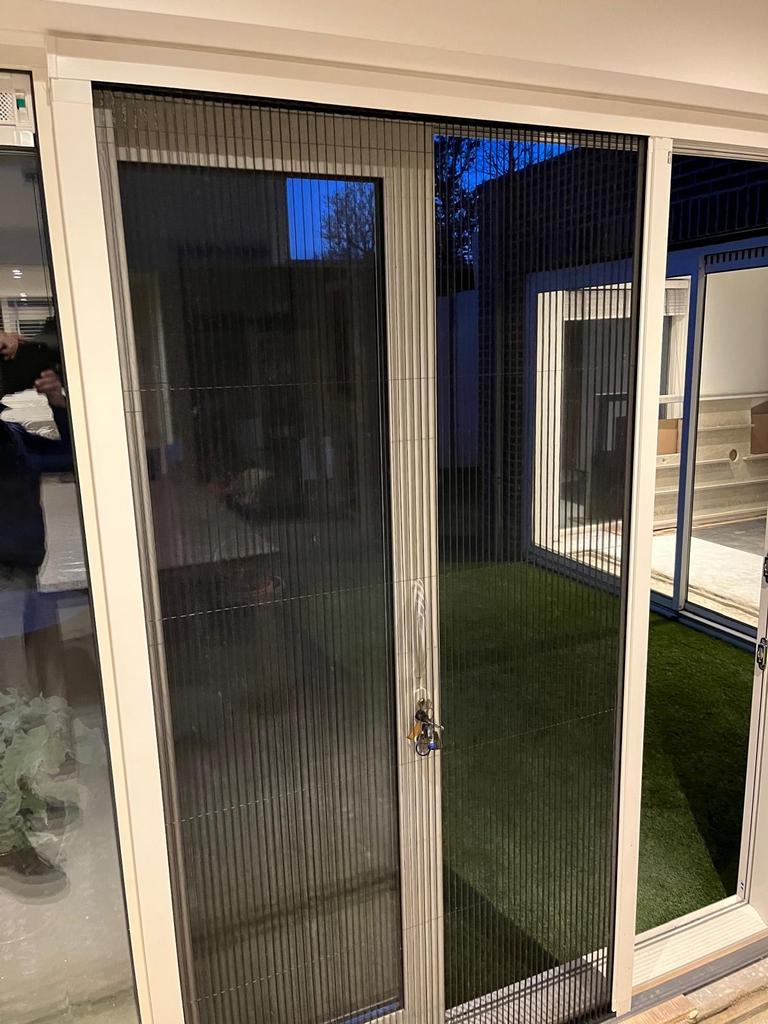 Hordeur Unilux 166 x 200 cm, Doe-het-zelf en Verbouw, Deuren en Horren, Ophalen, Kunststof, 120 cm of meer, Hordeur