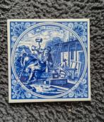 Delfts Blauwe Tegel 'De Timmerman' - N. Joh. Luyken, Ophalen of Verzenden